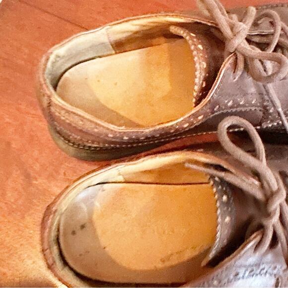 Cole Haan LunarGrand Long Wingtip Brown Derby Shoe Mens Size 8 8M Retro C13738 - Picture 7 of 10